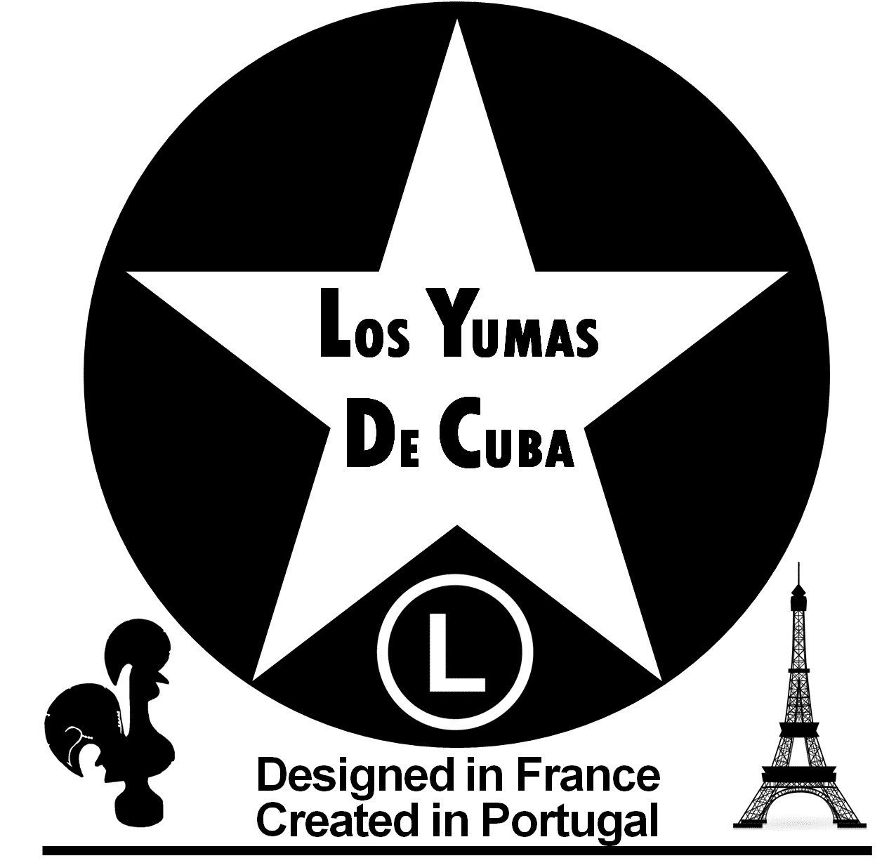 Etiquette t-shirt LYDC_L_Designed in France-Created in Portugal-Los-Yumas-De-Cuba