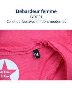 Debardeur-femme-detail-col-salsa-bachata-kizomba-Los-Yumas-De-Cuba