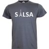 T-shirt salsa tour eiffel-gris-fonce-Los-Yumas-De-Cuba-classique-et-slim-homme-unisexe