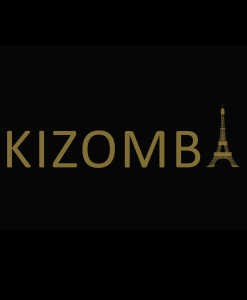 Kizomba tour eiffel doré Los Yumas De Cuba fond noir