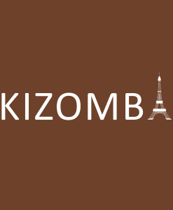 Kizomba tour eiffel blanc Los Yumas De Cuba fond chocolat