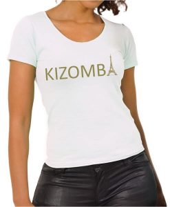 T-shirt-femme-col-rond-blanc-kizomba-tour-eiffel-dore-mannequin-LYDC