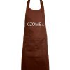 Tablier de cuisine Kizomba Tour Eiffel marron chocolat Los-Yumas-De-Cuba-LYDC