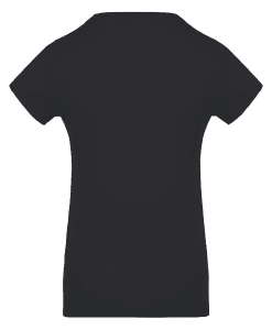 Tee-shirt femme coton BIO col rond bleu marine-Dos