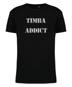 T-shirt timba addict Los Yumas De Cuba argent vert kaki unisexe homme bio