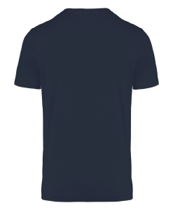 Tee-shirt homme coton BIO col V Bleu marine-Dos