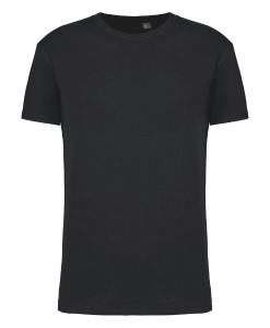 Tee-shirt premium homme coton BIO col rond noir