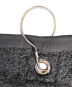 Serviette danse golf 40x50 Los Yumas De Cuba - Gris anthracite - détail 1