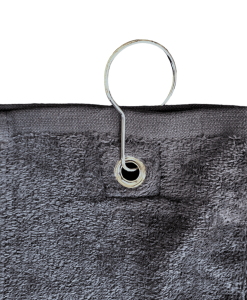 Serviette danse golf 40x50 Los Yumas De Cuba - Gris anthracite - détail 2
