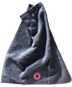 Serviette golf salsa danse 40x50 Los Yumas De Cuba - Gris anthracite