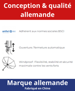 Parapluie pliant automatique de poche qualité allemande Fare LYDC